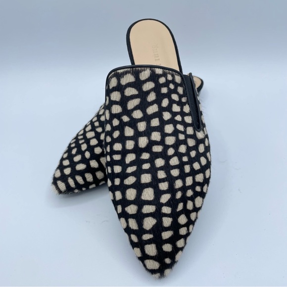 Jenni Kayne Honey Giraffe Mules 7 Black & Natural - Picture 16 of 16